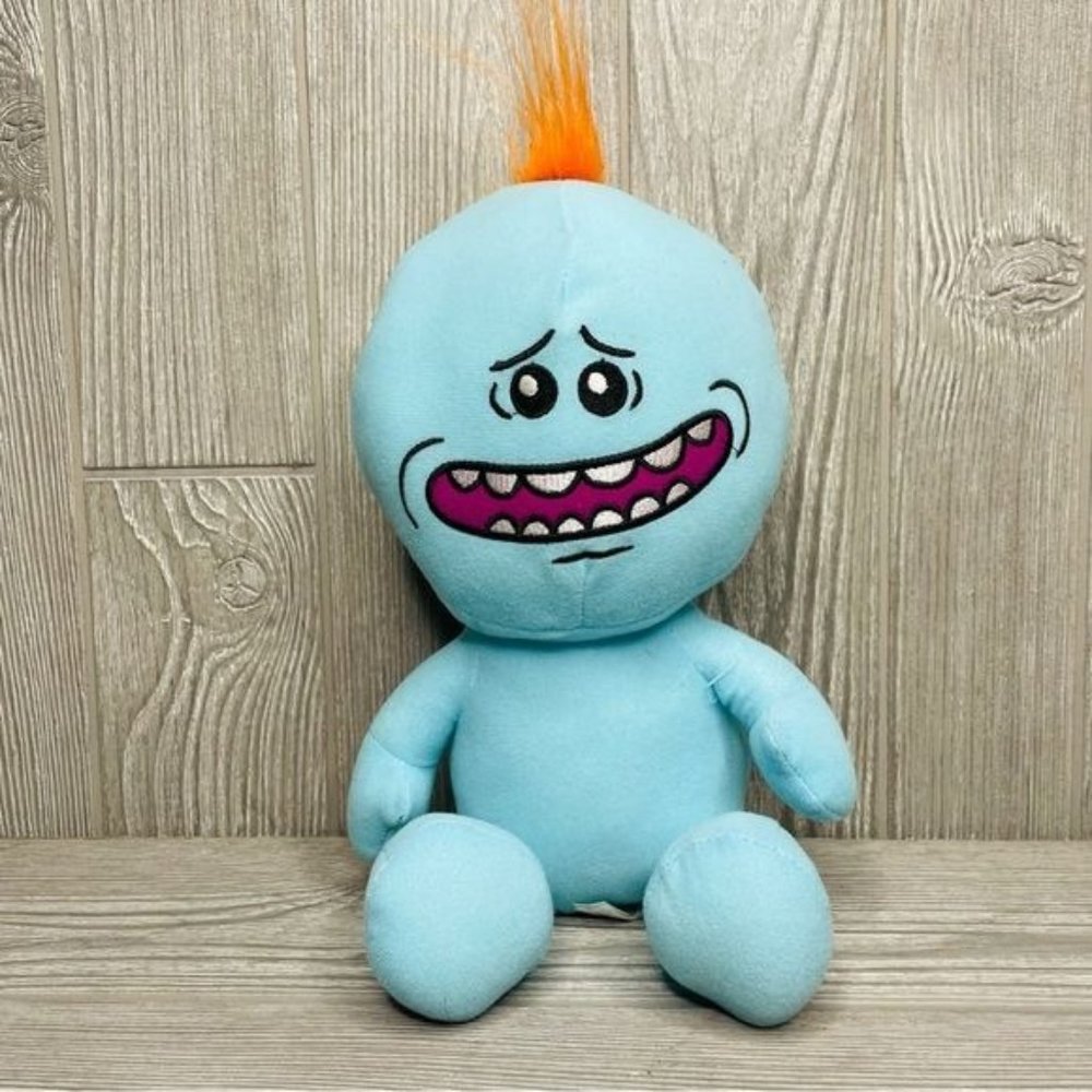 Cartoon Network's Rick and Morty Meeseeks plush 16 inch stuffed plush toy
